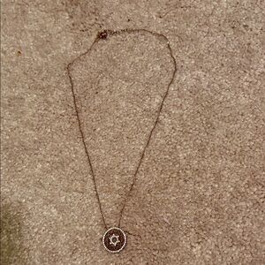 Elegant rose  Gold Pendant Necklace